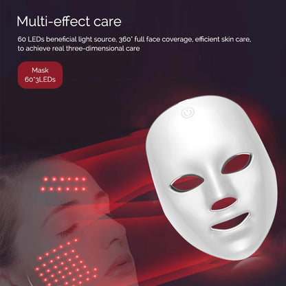 Roseora GlowMask Pro – 7 Color LED Skin Therapy Mask