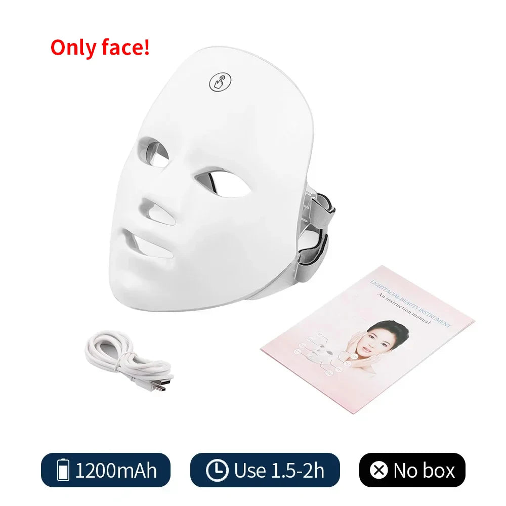 Roseora GlowMask Pro – 7 Color LED Skin Therapy Mask